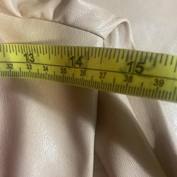 7 for all mankind faux leather mini dress nwt - Picture 7 of 9